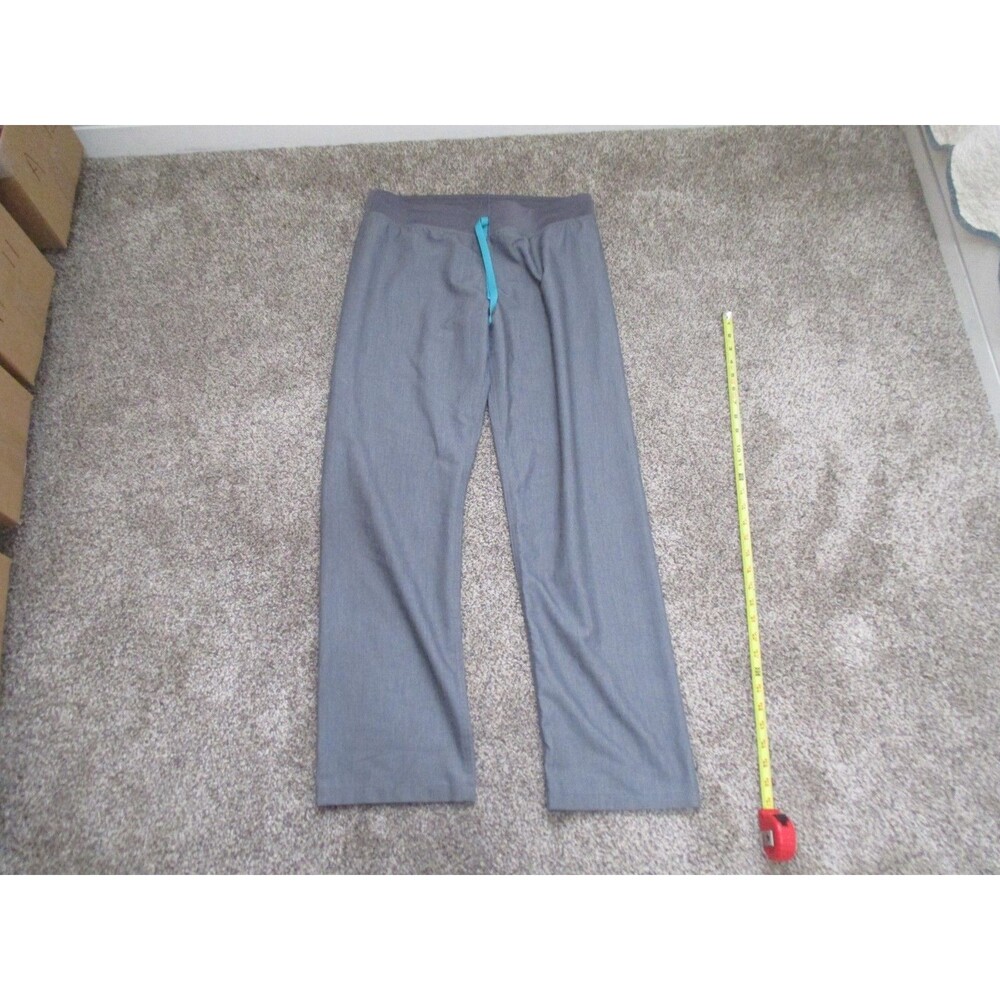 FIGS Technical Collection Scrub Pants M Graphite Solid Polyester Blend